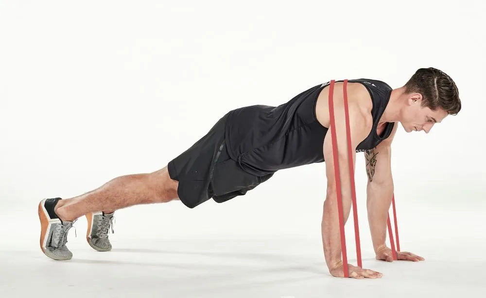 Resistance Band Press-up