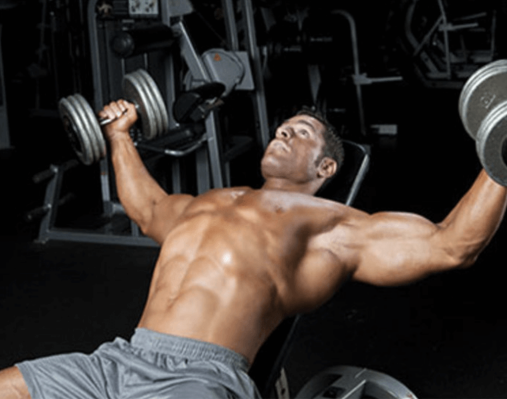 man chest workout