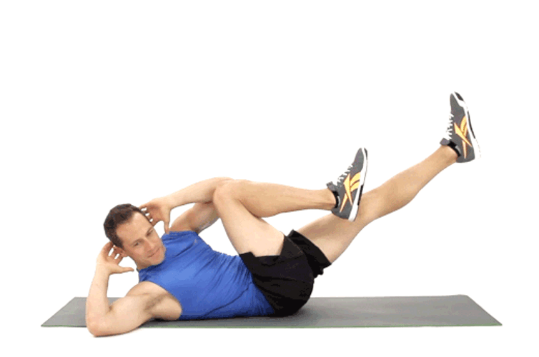 man workout
