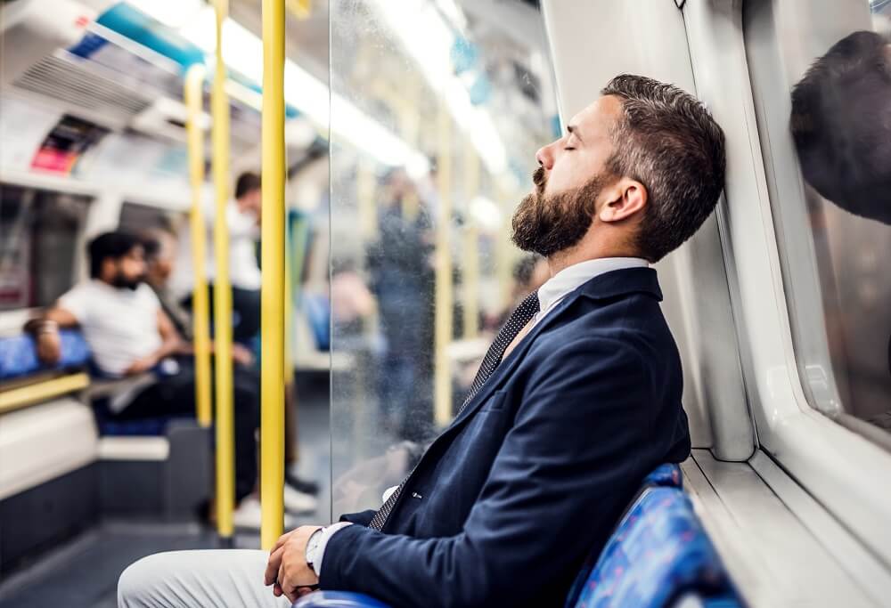  tired man