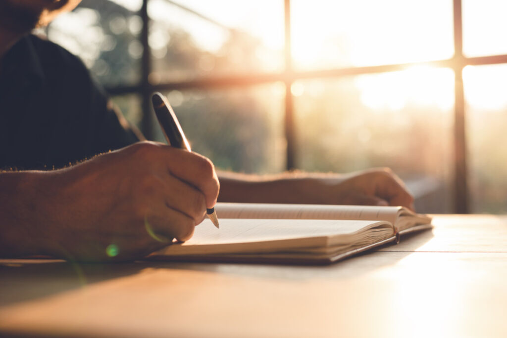 Man Writing