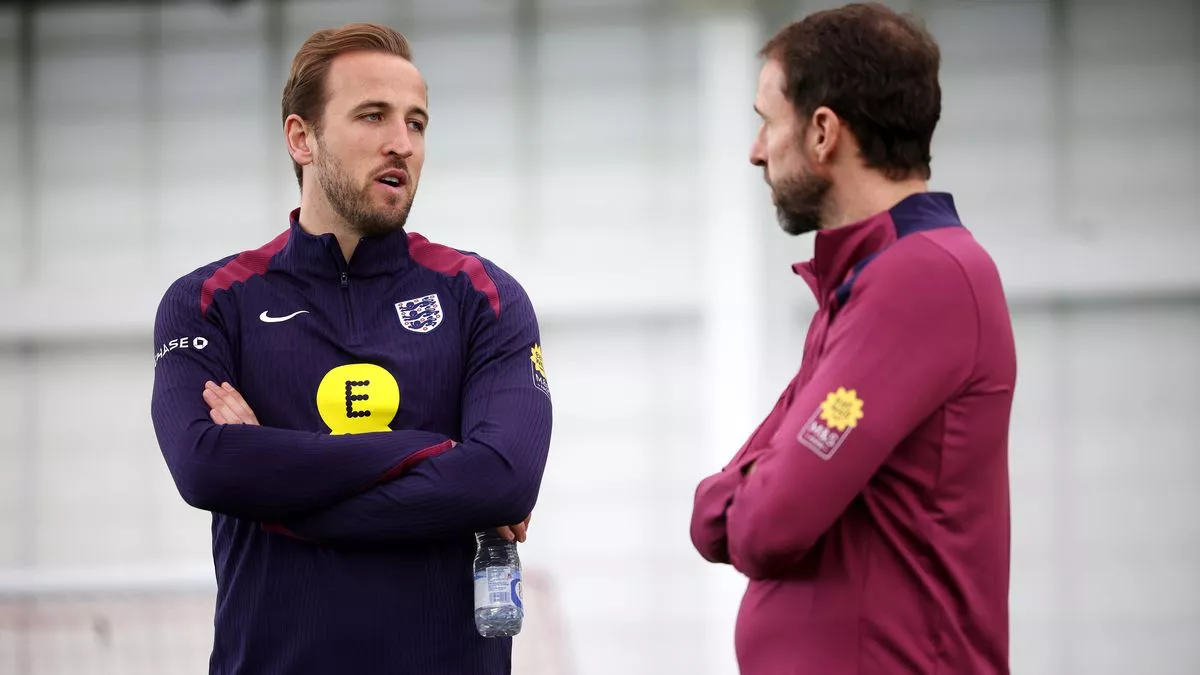 Harry Kane and Gareth Southgate 