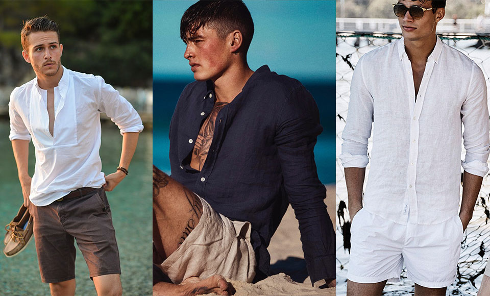Linen Shirt With Shorts