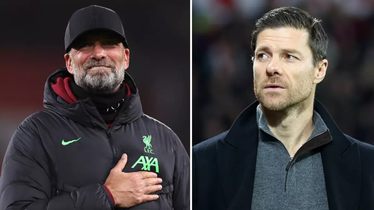 Jurgen Klopp and Xabi Alonso