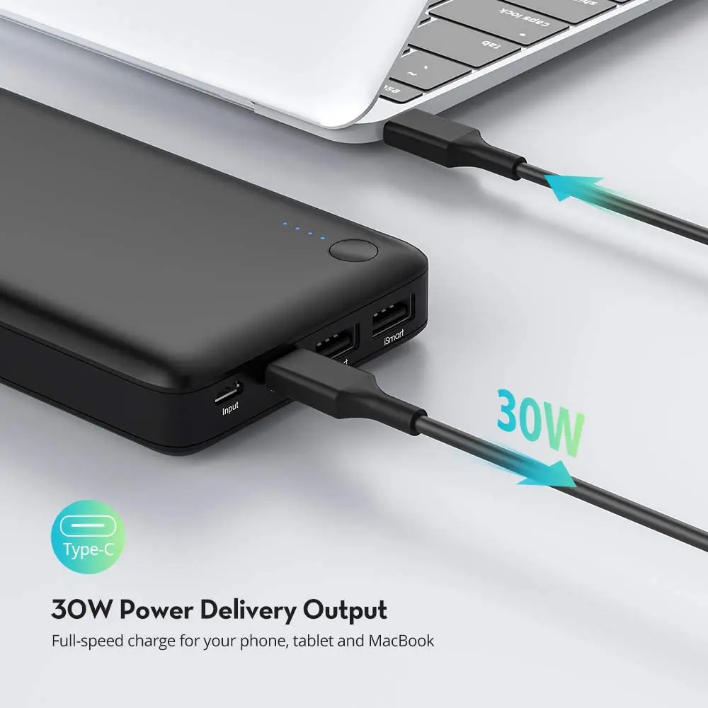 RAVPower 26800 PD Portable USB C Power Bank
