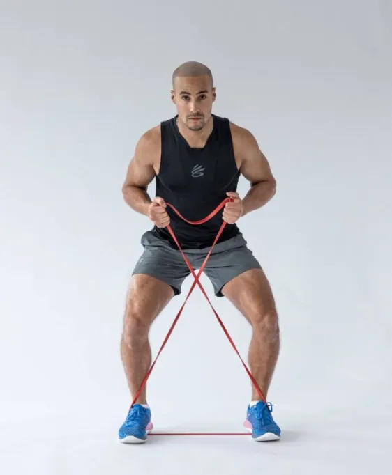 Resistance band side step
