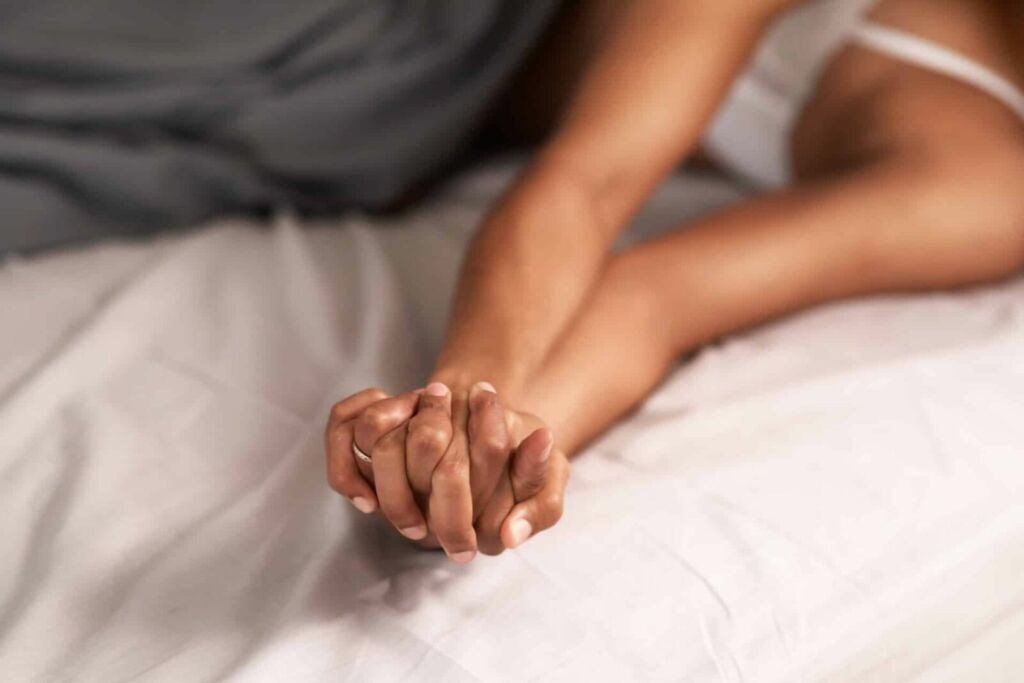 Couple in bed 