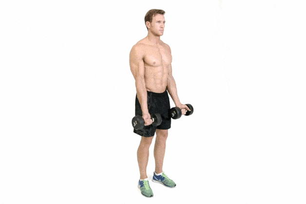 man workout