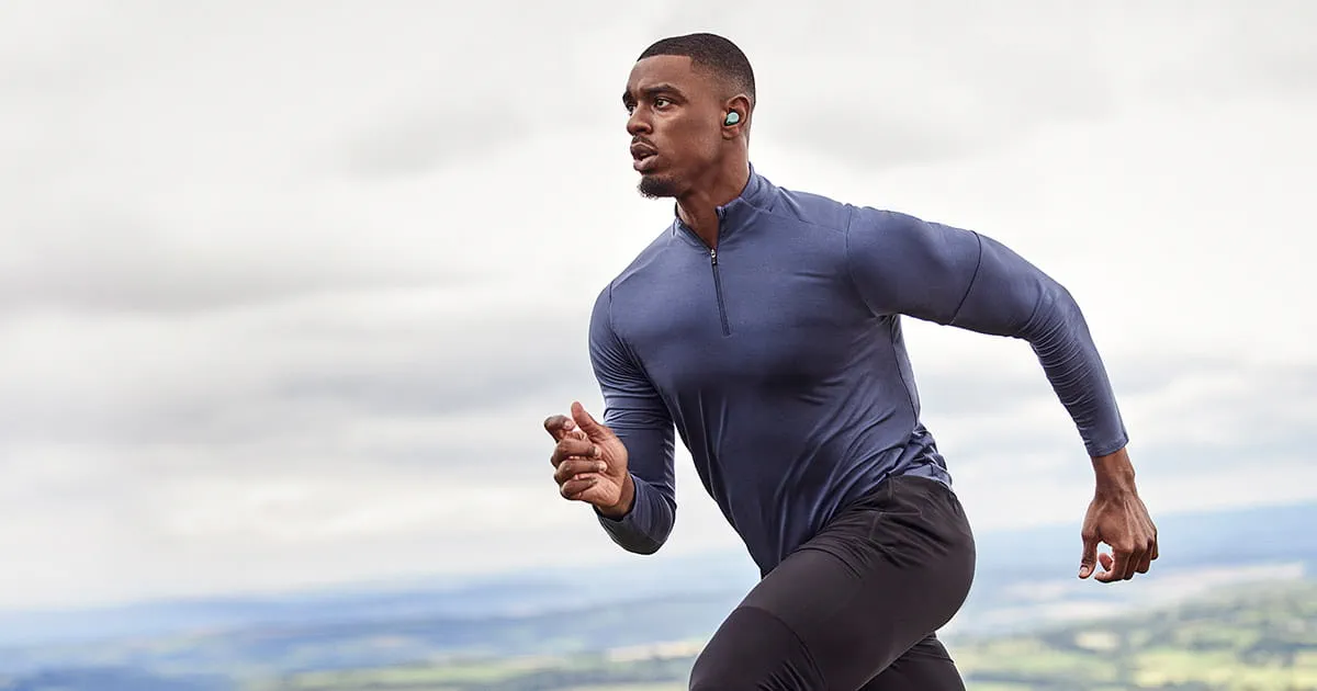 man running