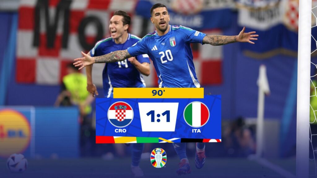 italy 1-1 croatia 