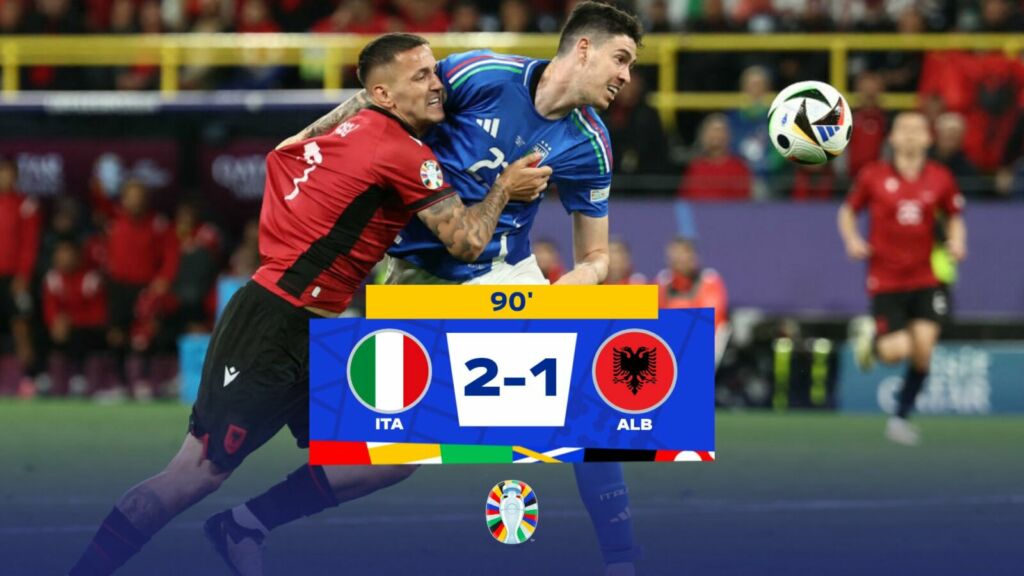 albania 1-2 italy