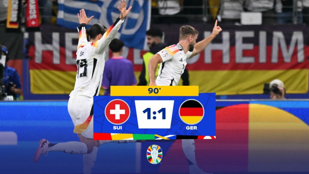 germany 1-1 switzerland