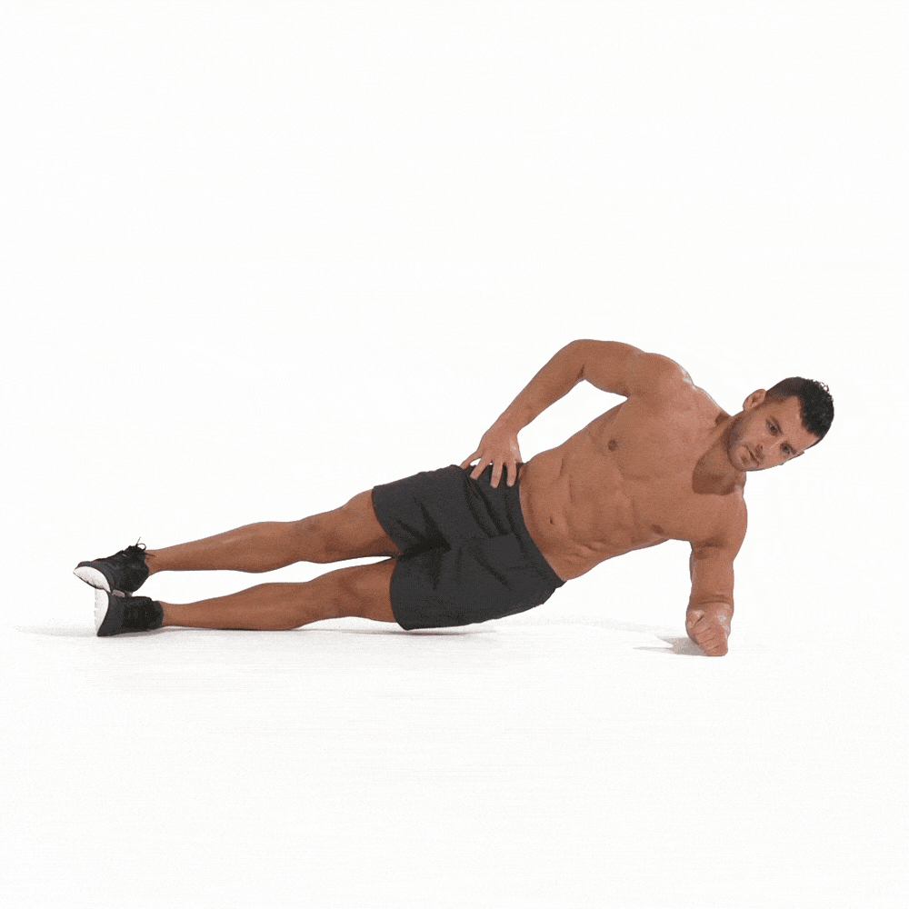 man workout