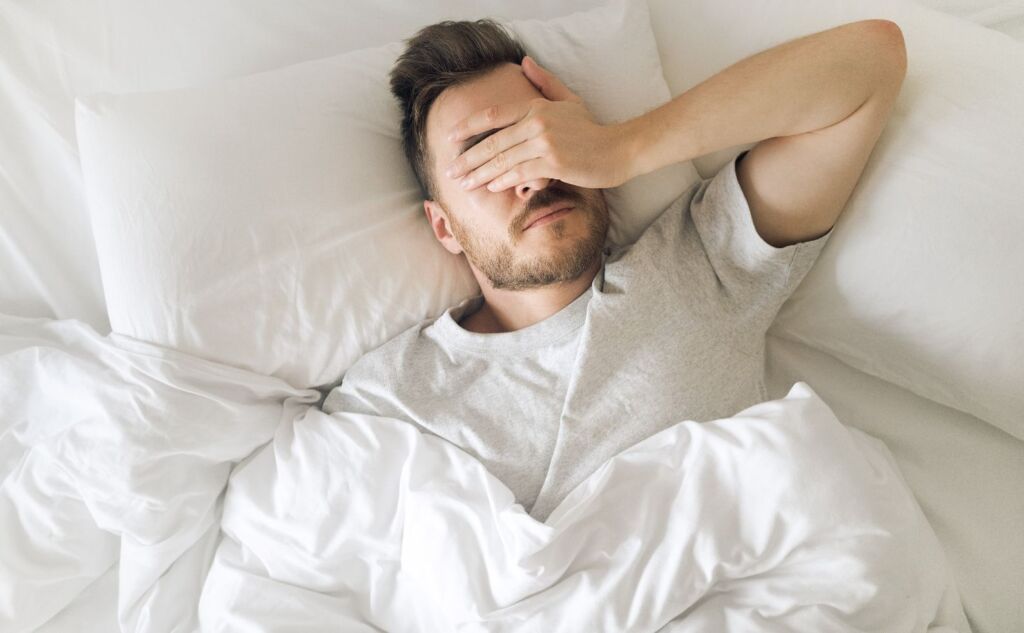 Man in bed