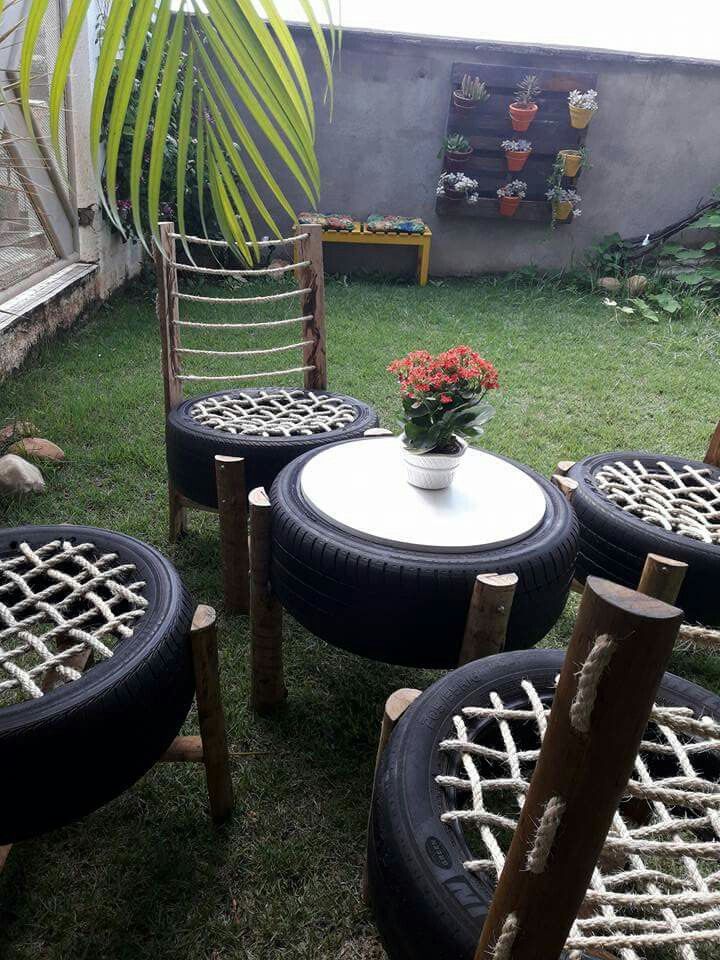 Tyre chairs ideas 