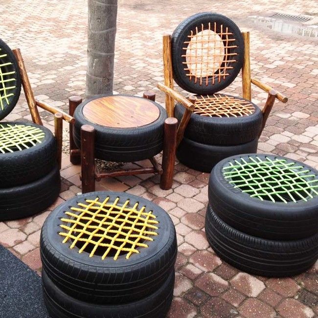 Tyre chairs ideas 