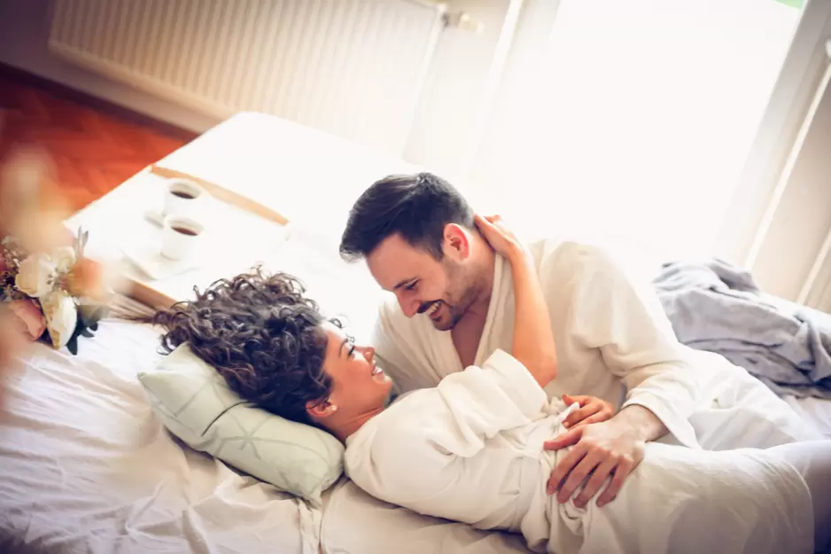 couple in bed 