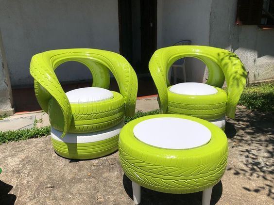 Tyre chairs ideas 