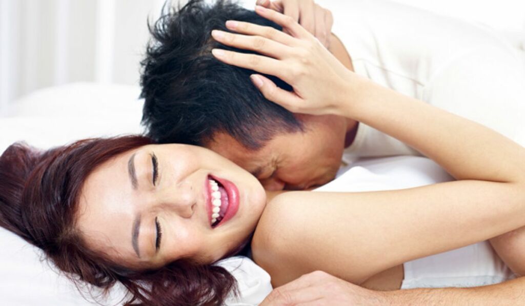 Couple on bed
