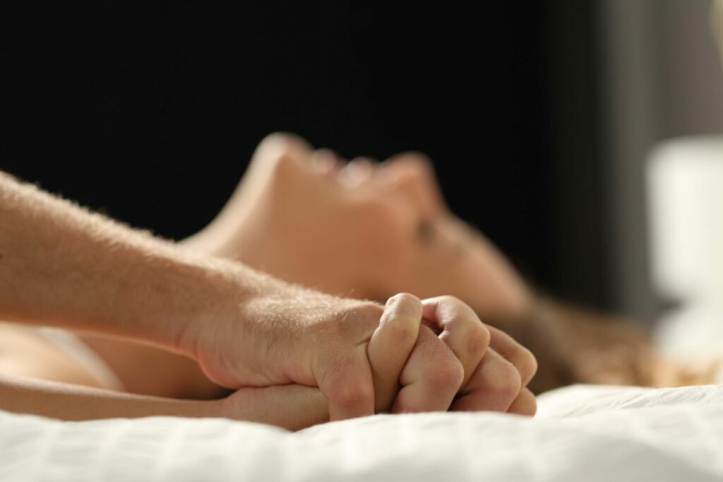 Couple having sex
