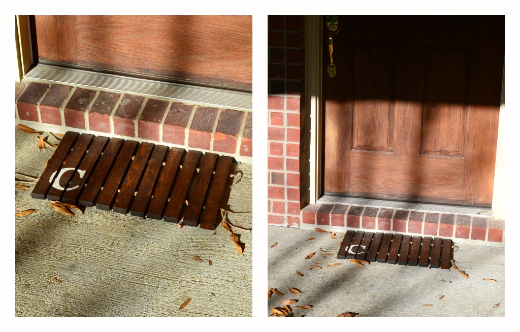 Wooden Doormat